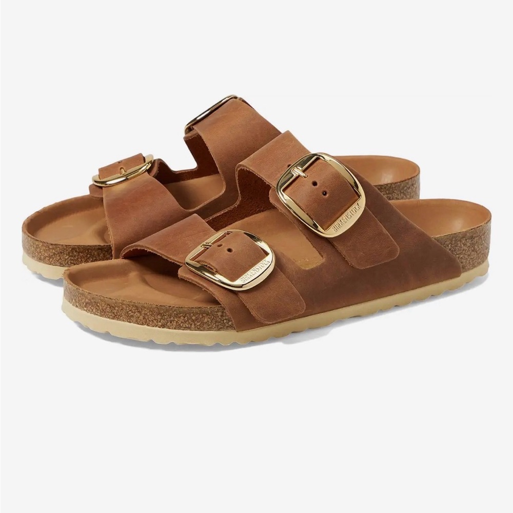 Birkenstock Arizona Big Buckle in Oiled Leather Size 35